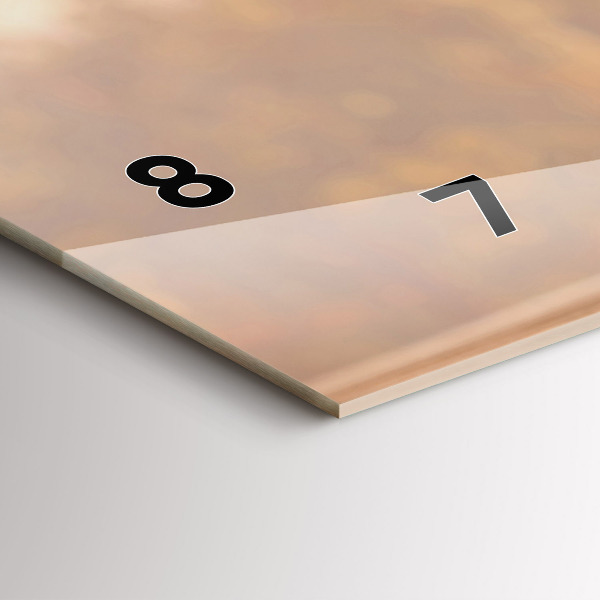 Glass wall clock rectangular Bottles of wine