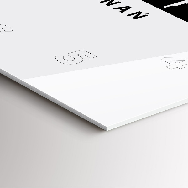 Square glass wall clock Poznan panorama graphics