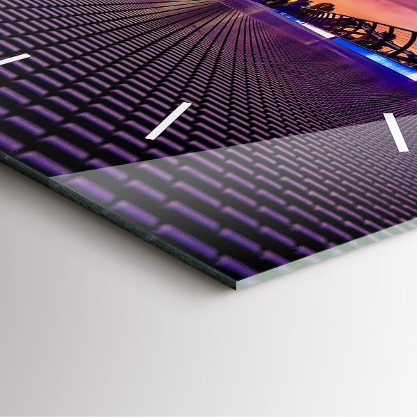 Square glass wall clock St. Paul's Cathedral