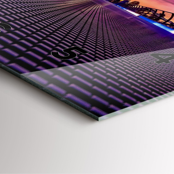 Square glass wall clock St. Paul's Cathedral