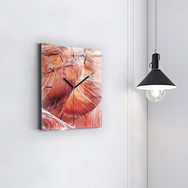 Square glass wall clock The Picturesque Grand Canyon