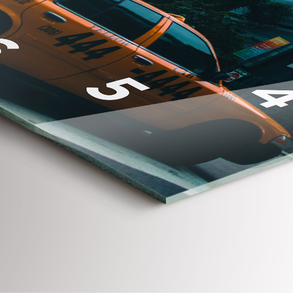 Square glass wall clock Miami, Florida