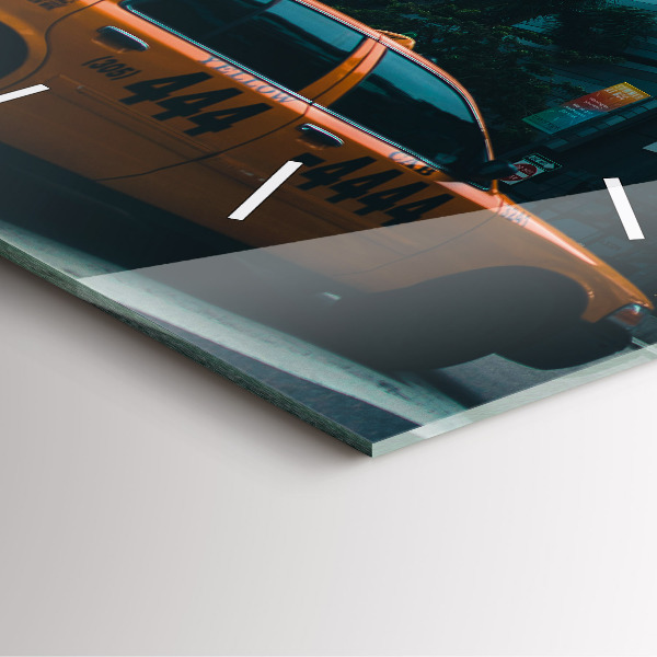 Square glass wall clock Miami, Florida