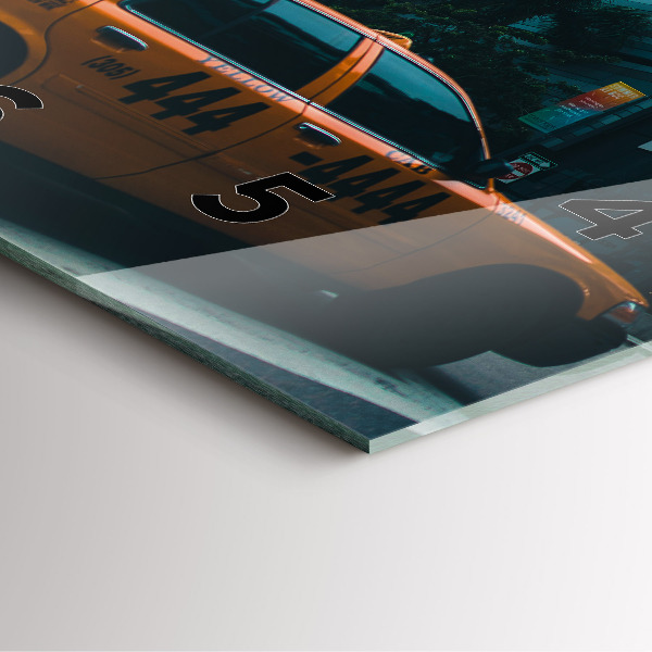 Square glass wall clock Miami, Florida