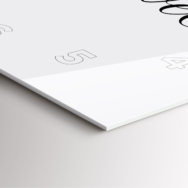 Square glass wall clock The inscription Travel