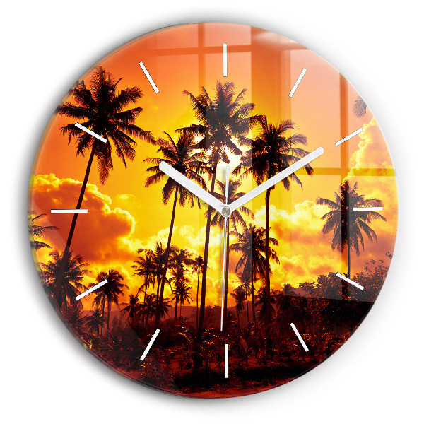 Round glass clock Thailand Klong Prao Beach
