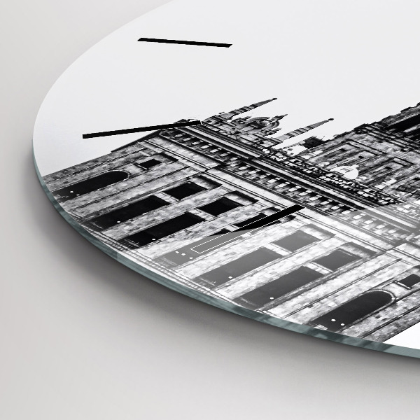 Round glass clock Palace of Culture and Science