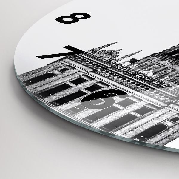 Round glass clock Palace of Culture and Science