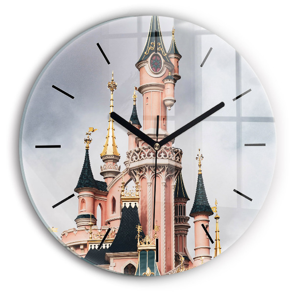 Round glass clock Disneyland Paris Castle
