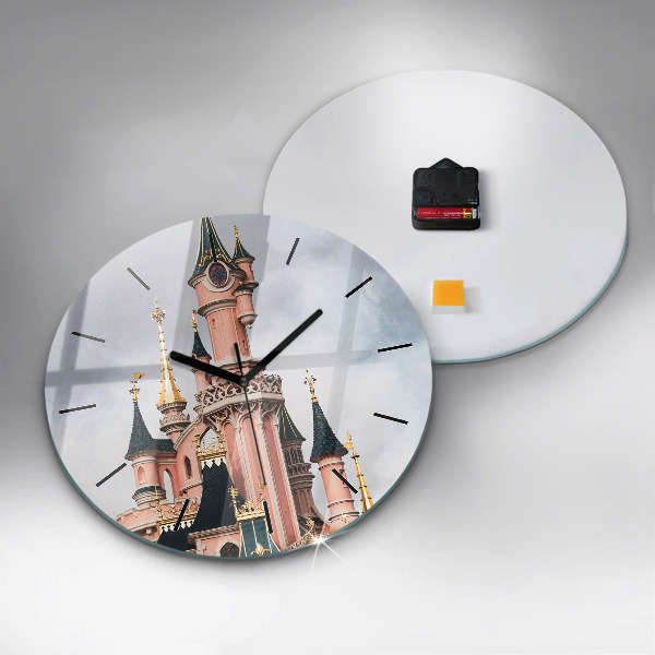 Round glass clock Disneyland Paris Castle