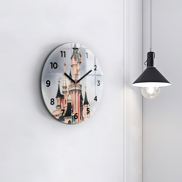 Round glass clock Disneyland Paris Castle