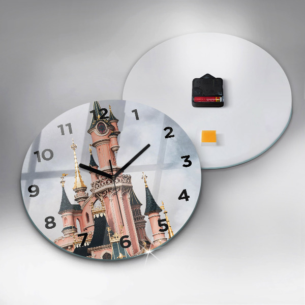 Round glass clock Disneyland Paris Castle