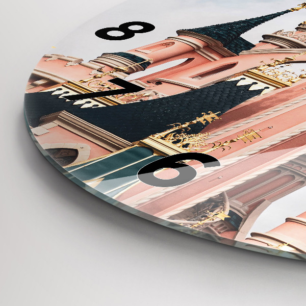 Round glass clock Disneyland Paris Castle
