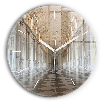 Round glass clock La Veneria Reale Museum