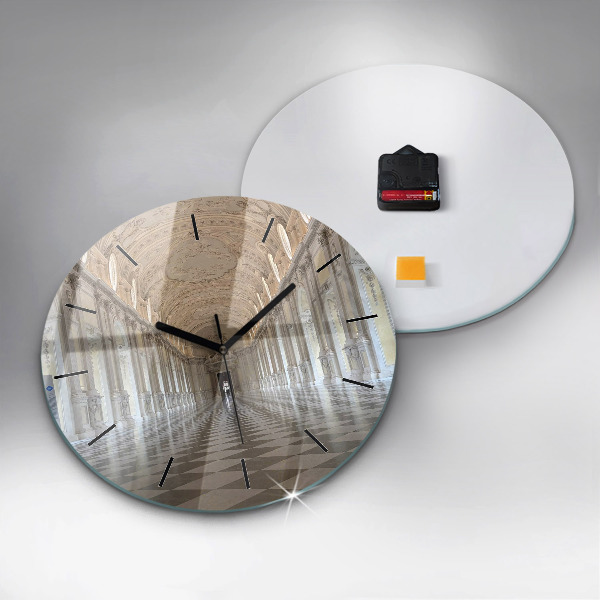Round glass clock La Veneria Reale Museum