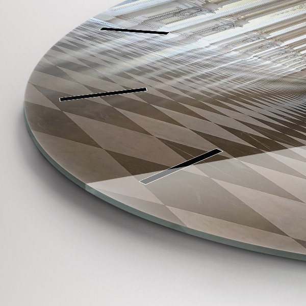 Round glass clock La Veneria Reale Museum