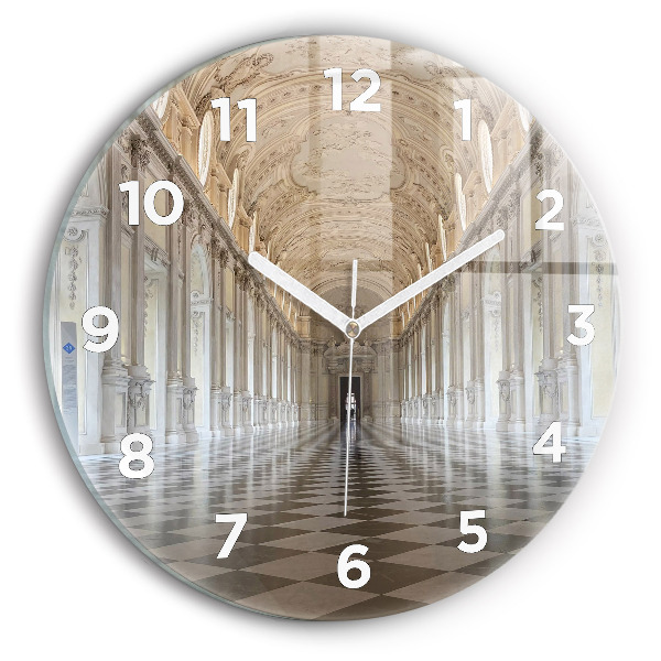 Round glass clock La Veneria Reale Museum