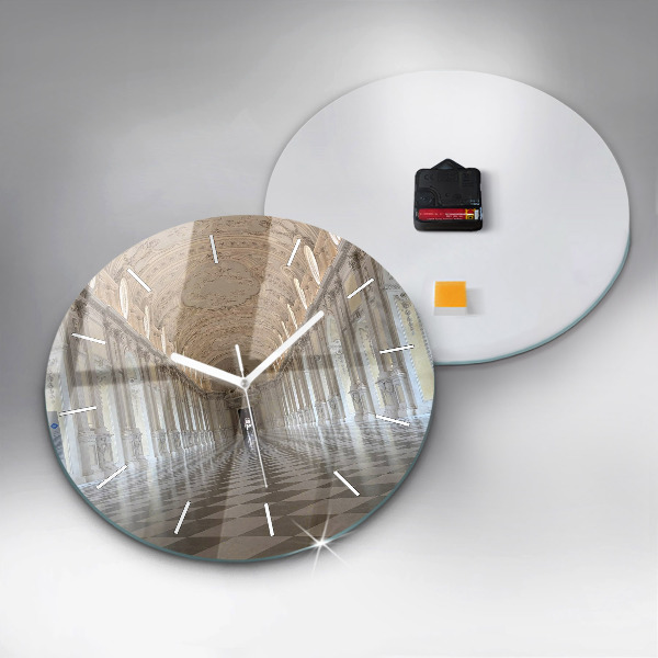Round glass clock La Veneria Reale Museum