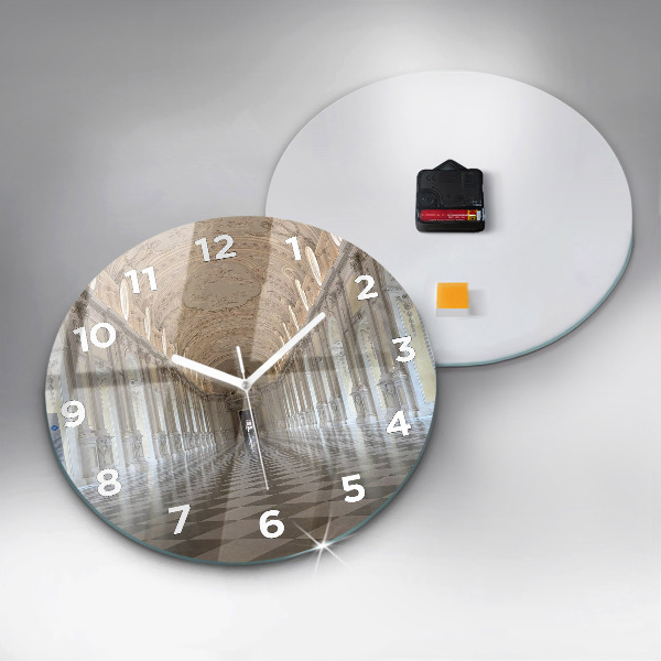 Round glass clock La Veneria Reale Museum