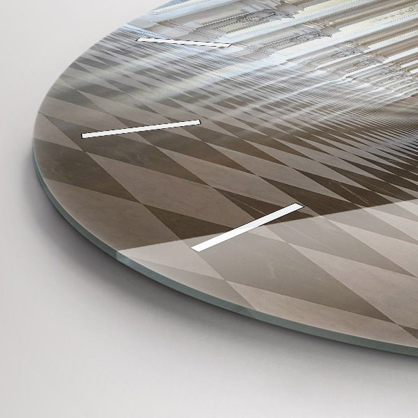 Round glass clock La Veneria Reale Museum