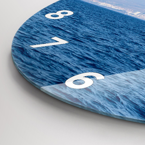 Round glass clock Yacht in Tenerife