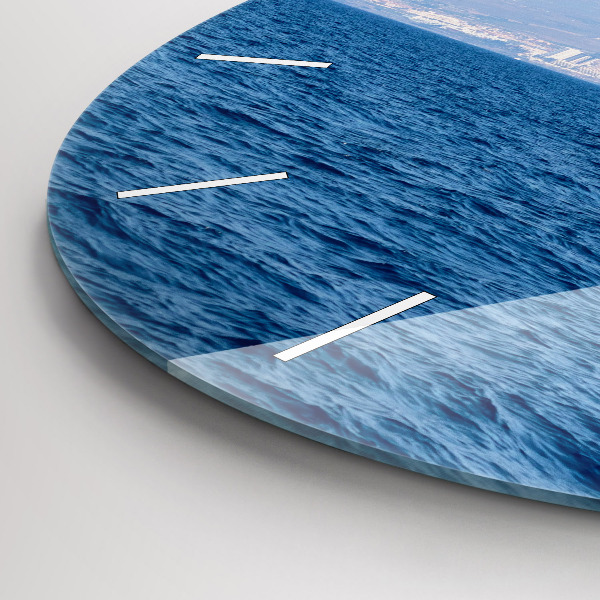 Round glass clock Yacht in Tenerife