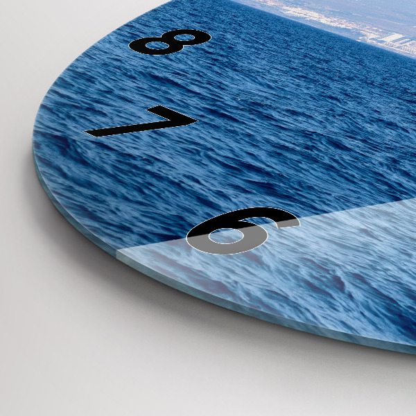 Round glass clock Yacht in Tenerife
