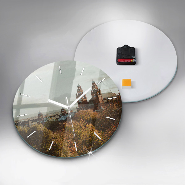 Round glass clock Glasgow Art Gallery