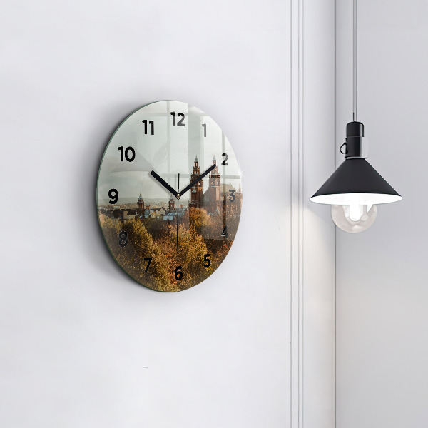 Round glass clock Glasgow Art Gallery