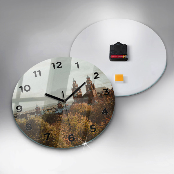 Round glass clock Glasgow Art Gallery