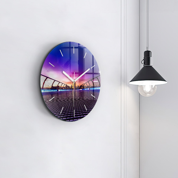 Round glass clock 'St. Paul''s Cathedral'