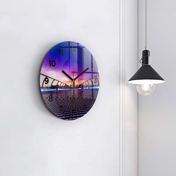 Round glass clock 'St. Paul''s Cathedral'