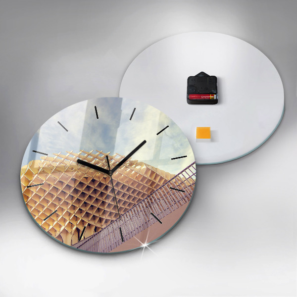 Round glass clock Viewpoint in Seville