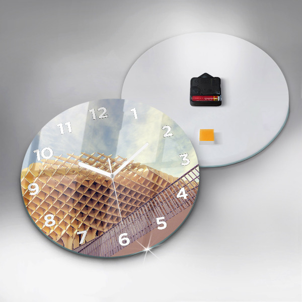 Round glass clock Viewpoint in Seville