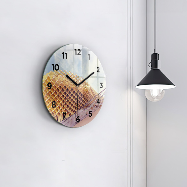 Round glass clock Viewpoint in Seville