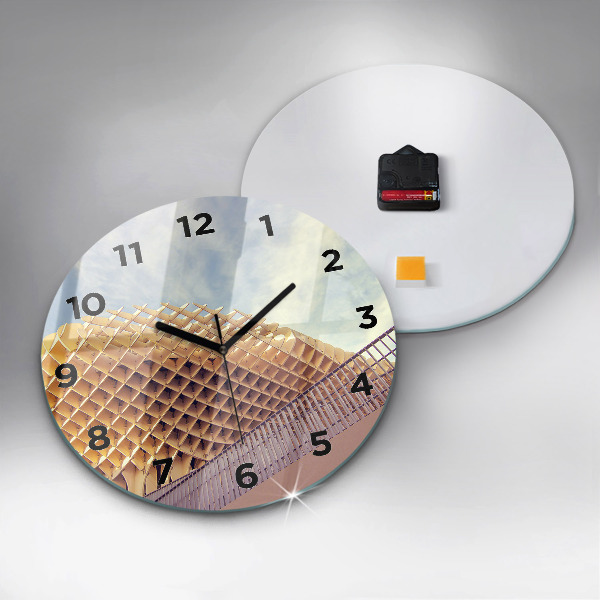 Round glass clock Viewpoint in Seville