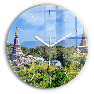 Round glass clock Chiang Mai National Park