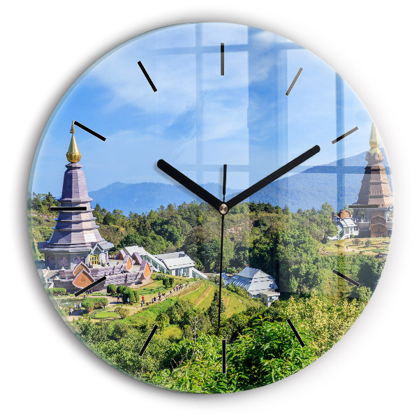 Round glass clock Chiang Mai National Park