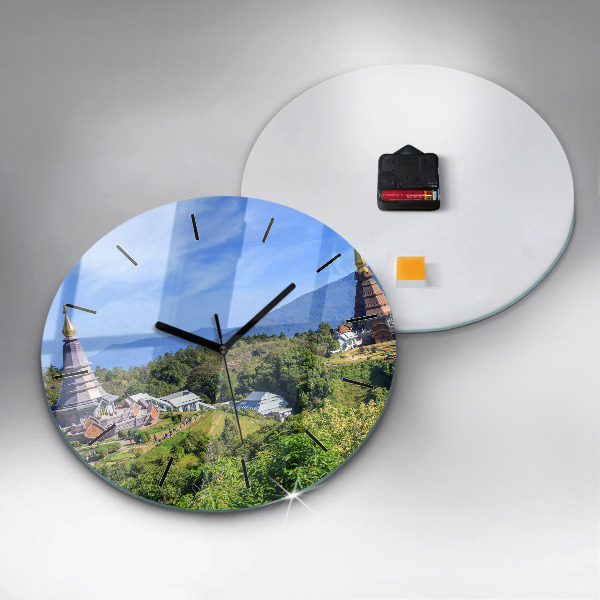 Round glass clock Chiang Mai National Park