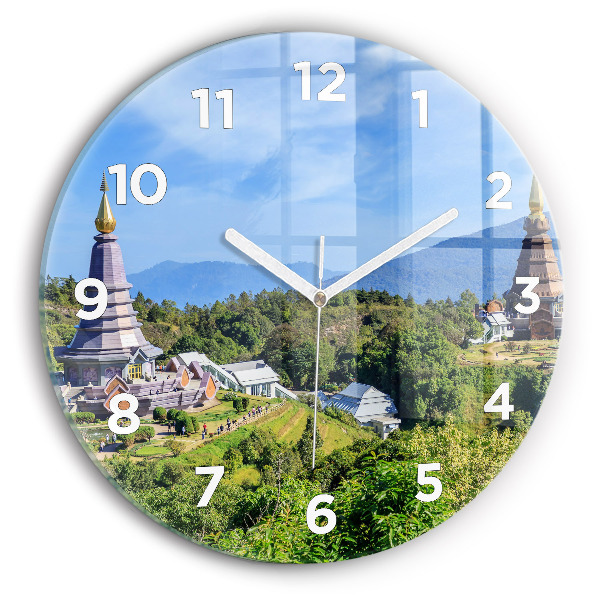 Round glass clock Chiang Mai National Park