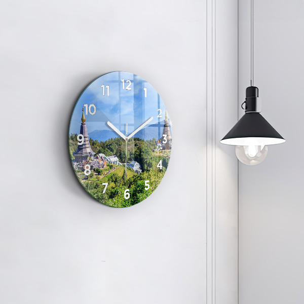 Round glass clock Chiang Mai National Park