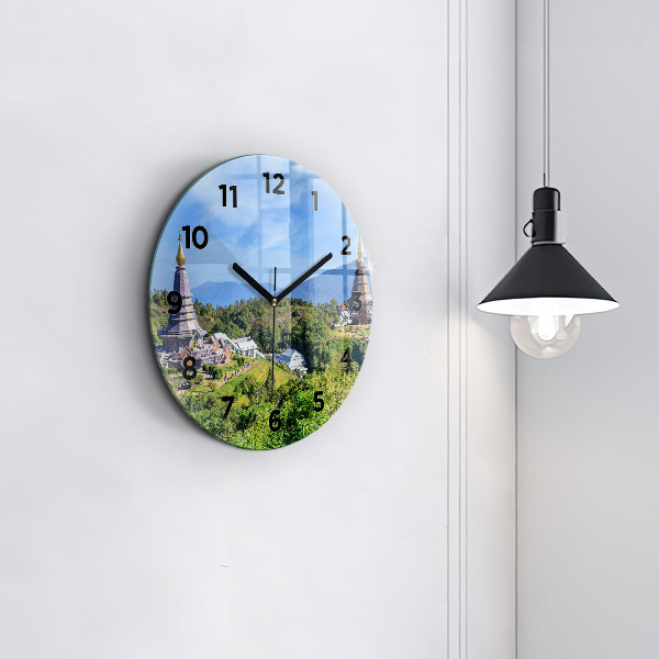 Round glass clock Chiang Mai National Park
