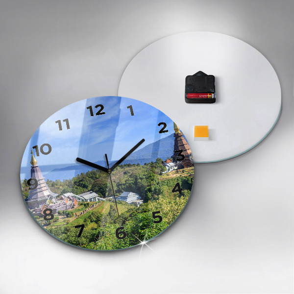 Round glass clock Chiang Mai National Park