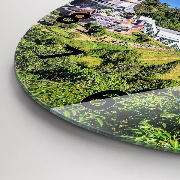 Round glass clock Chiang Mai National Park
