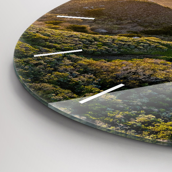 Round glass clock The Road to San Francisco