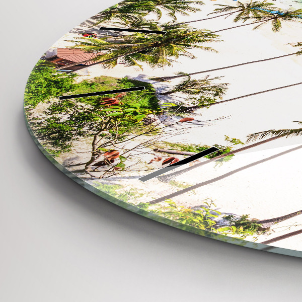 Round glass clock National Park Thailand
