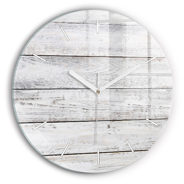 Round glass clock Painted boards