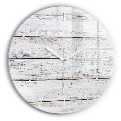Round glass clock Painted boards