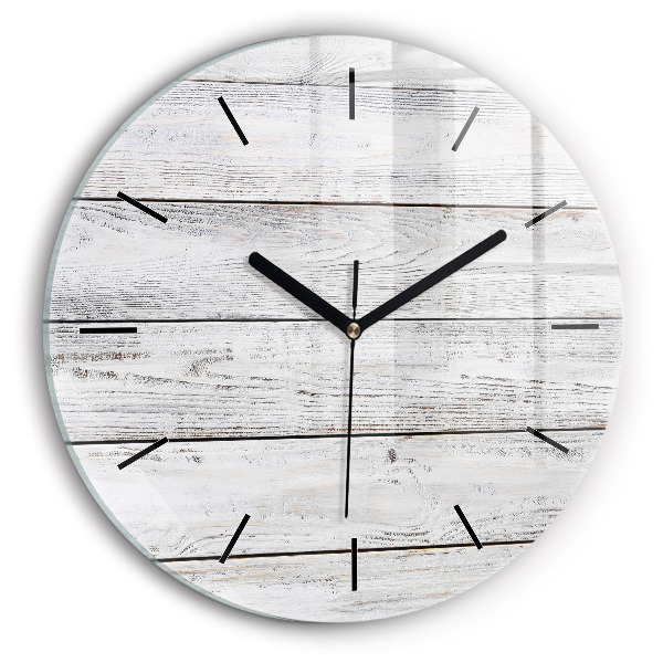 Round glass clock Painted boards