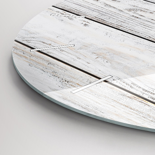 Round glass clock Painted boards